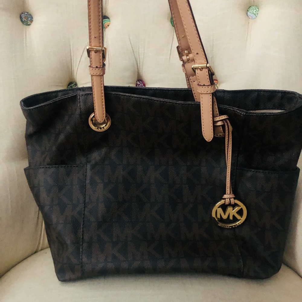Michael Kors monogram tote bag